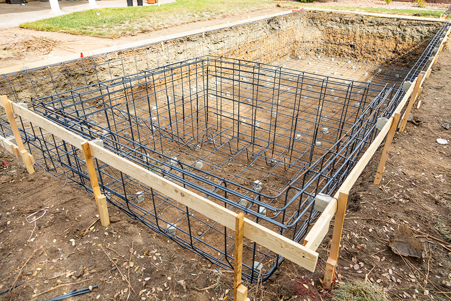 rebar for swimming pools